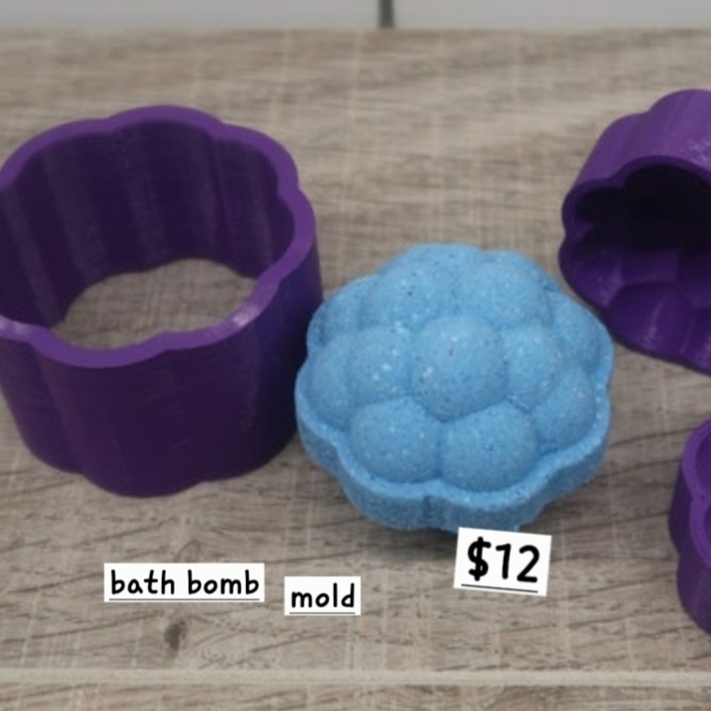 Purple Bath Bomb Mold Set